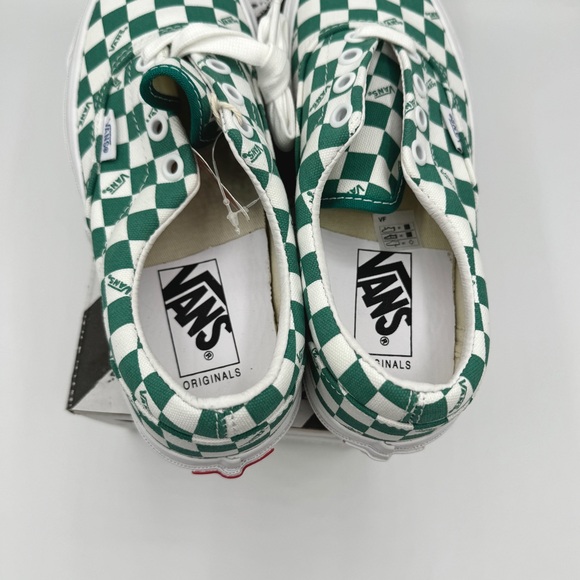 NWT Vans OG Era LX Low Lace Up Sneakers green logo checkerboard classic sneakers - Picture 4 of 16